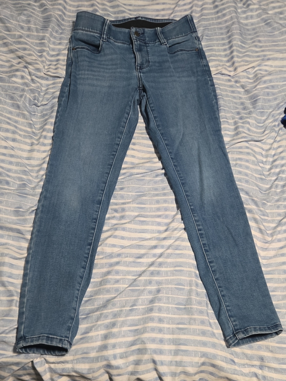 Nine West High-Rise Slim Jeans in Medium Blue